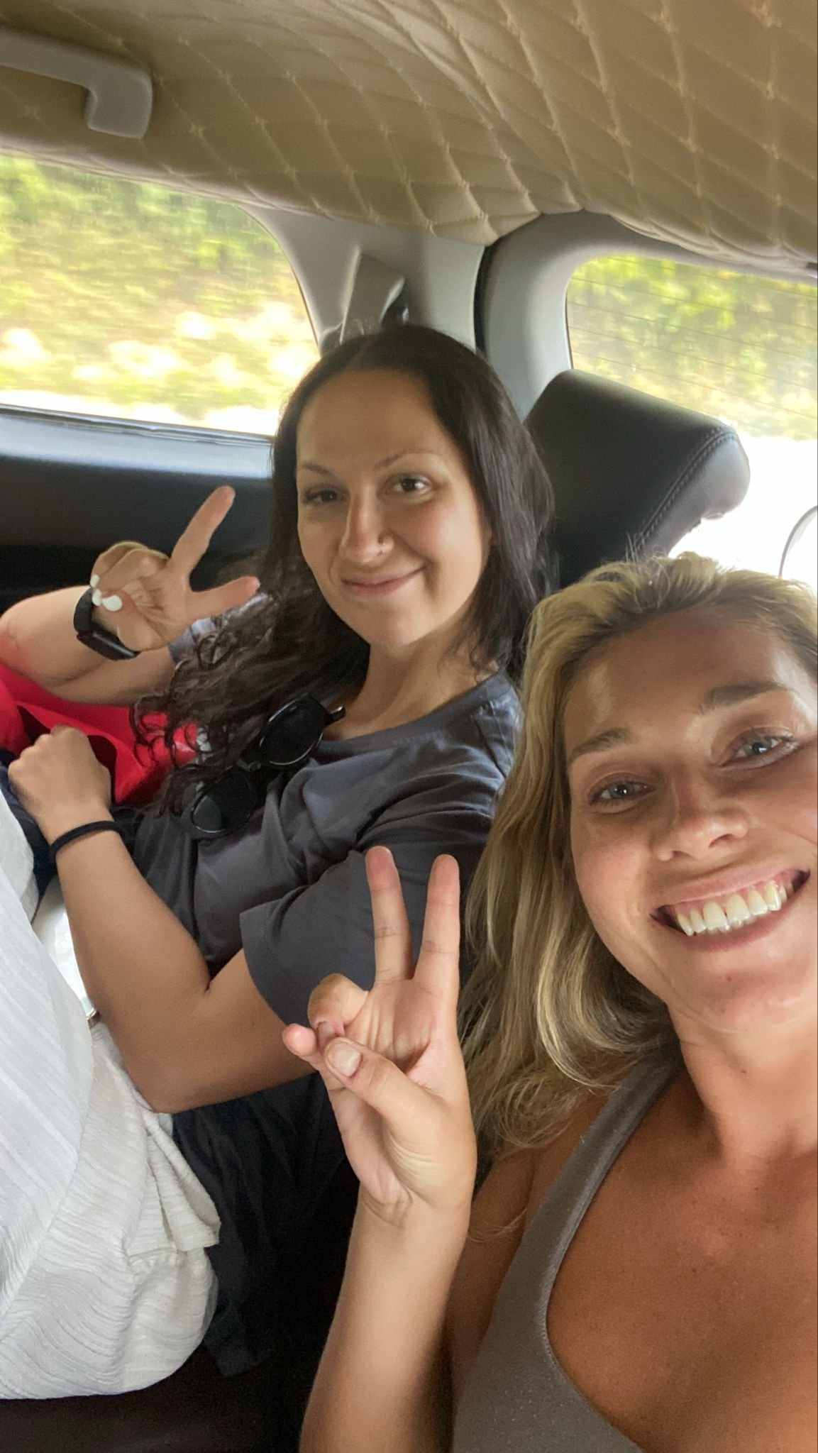 Private SUV stationed at the Lao Bao border